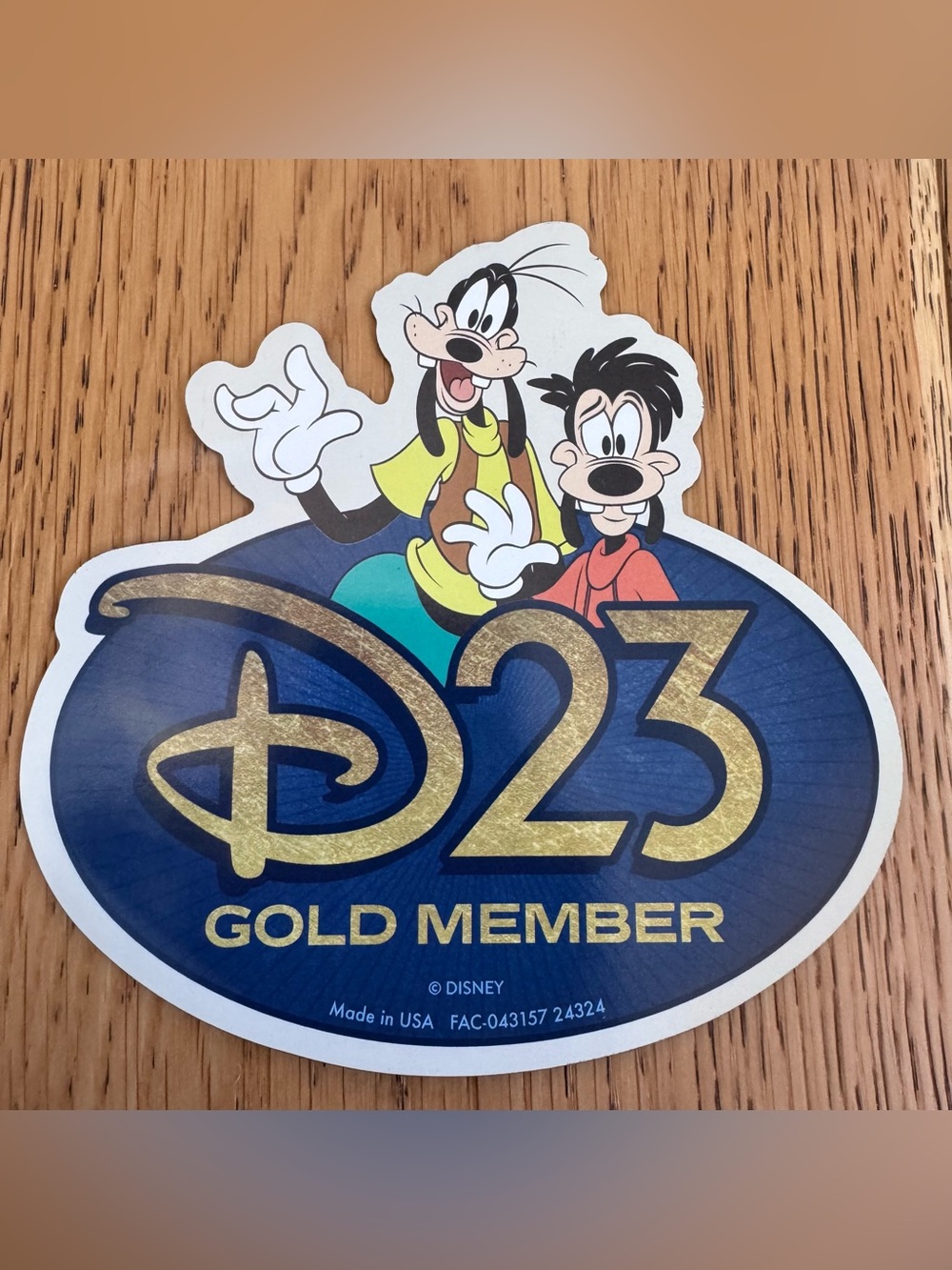 Disney D23 GOLD MEMBER EXCLUSIVE GOOFY & MAX MAGNET